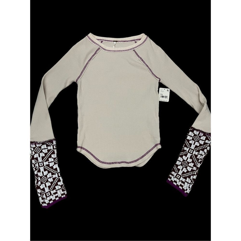 Free People She’s Reversible Thermal Long Sleeve NWT size XS